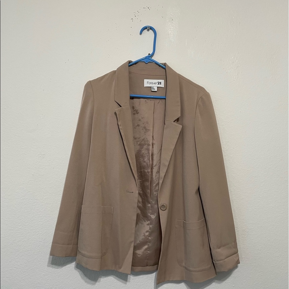 FOREVER 21 Nude Blazer.